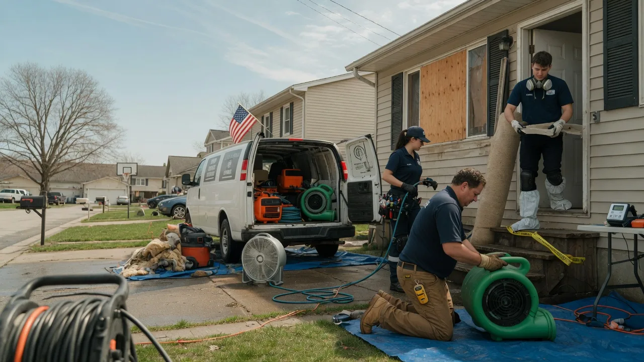Water Damage Restoration in Clay City, IL near me